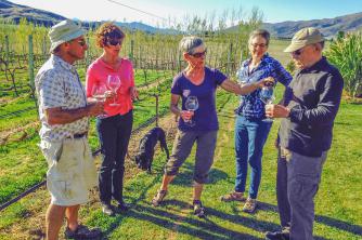 Maori Point Vineyard wine tasting