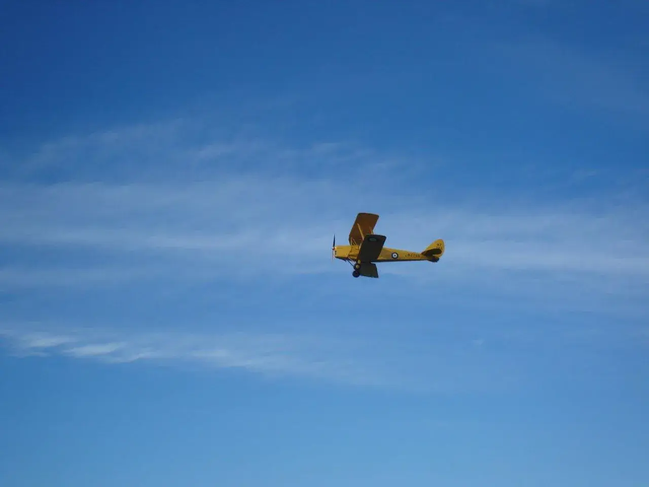 Tiger Moth at peace in the sky · Bill and Wendy · Nov 06