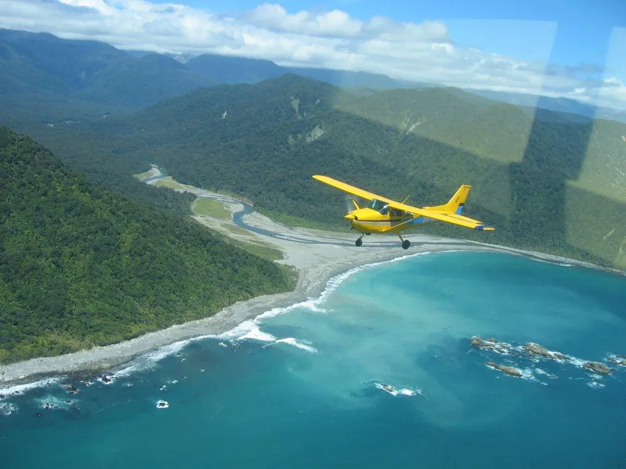 Kaipo River Mouth · North of Mildord Sound West Coast · Bob and June · Feb 09