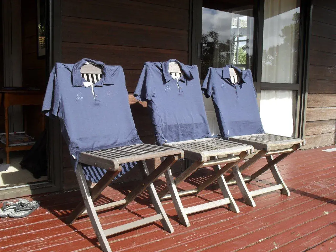 Flyinn pilot guide shirts out to dry · Mel · Jan 10