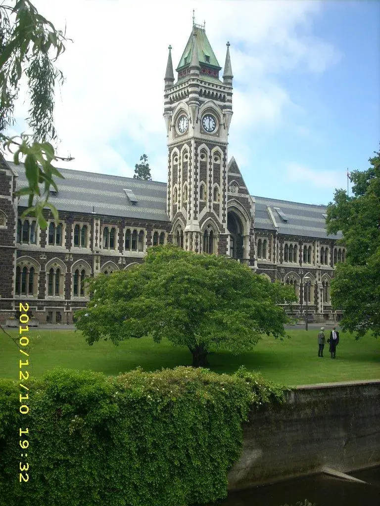 Otago University Clock Tower · Dunedin · Jim and Heather · Dec 10