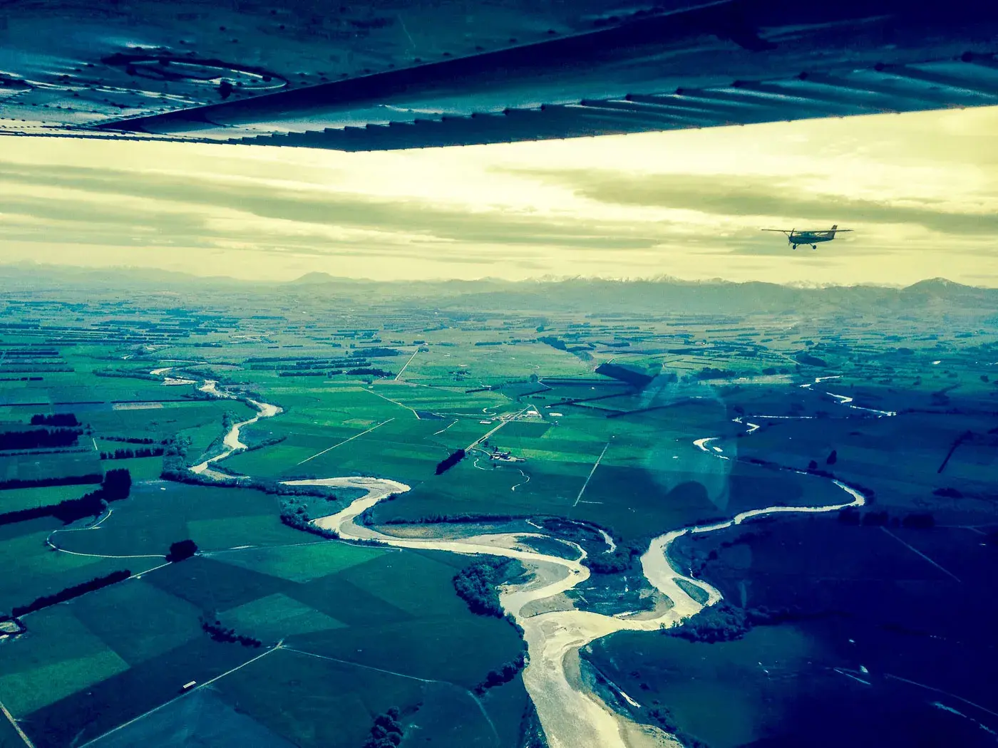 Planes over the plains