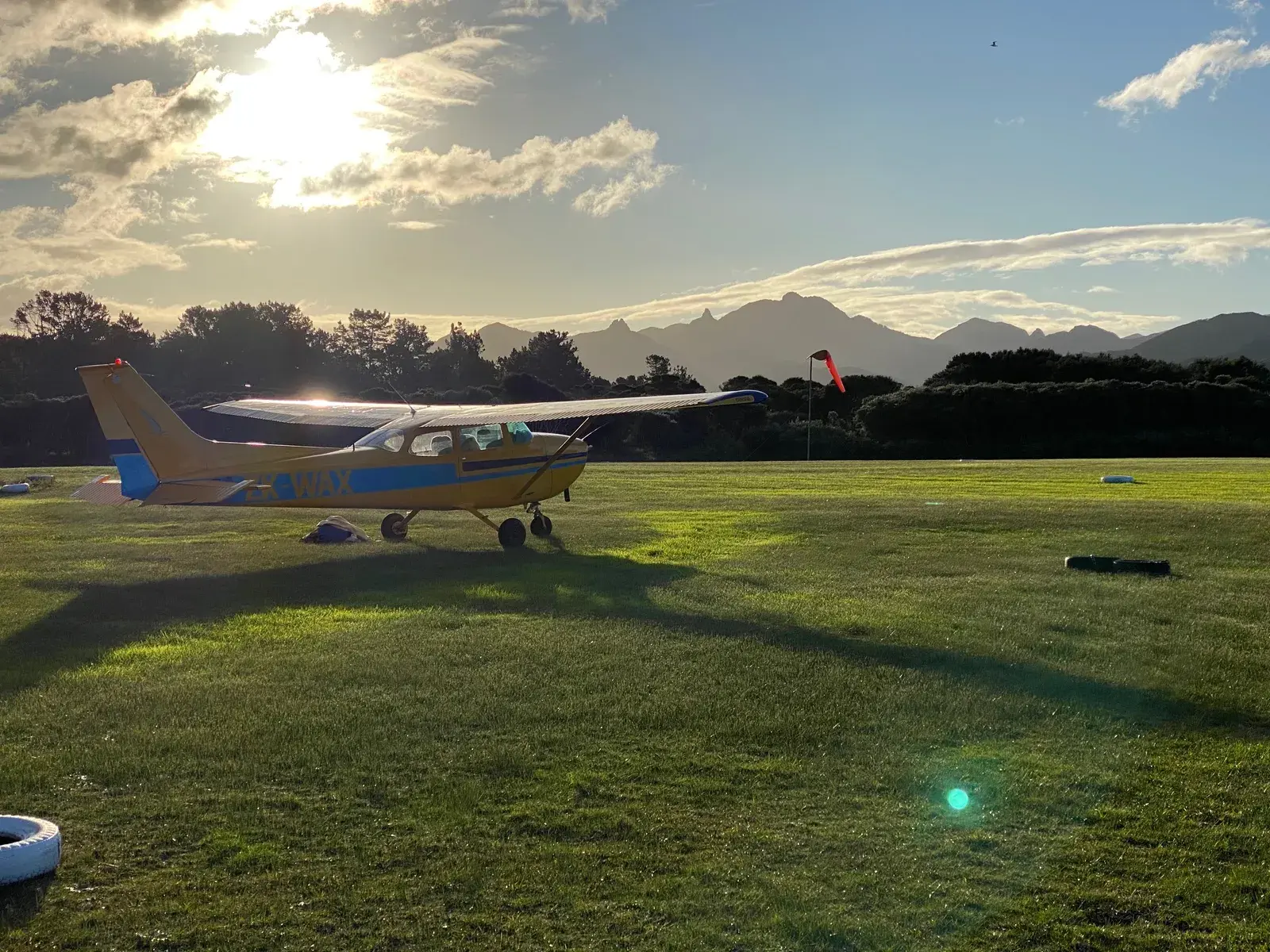 WAX end of day · Great Barrier Island