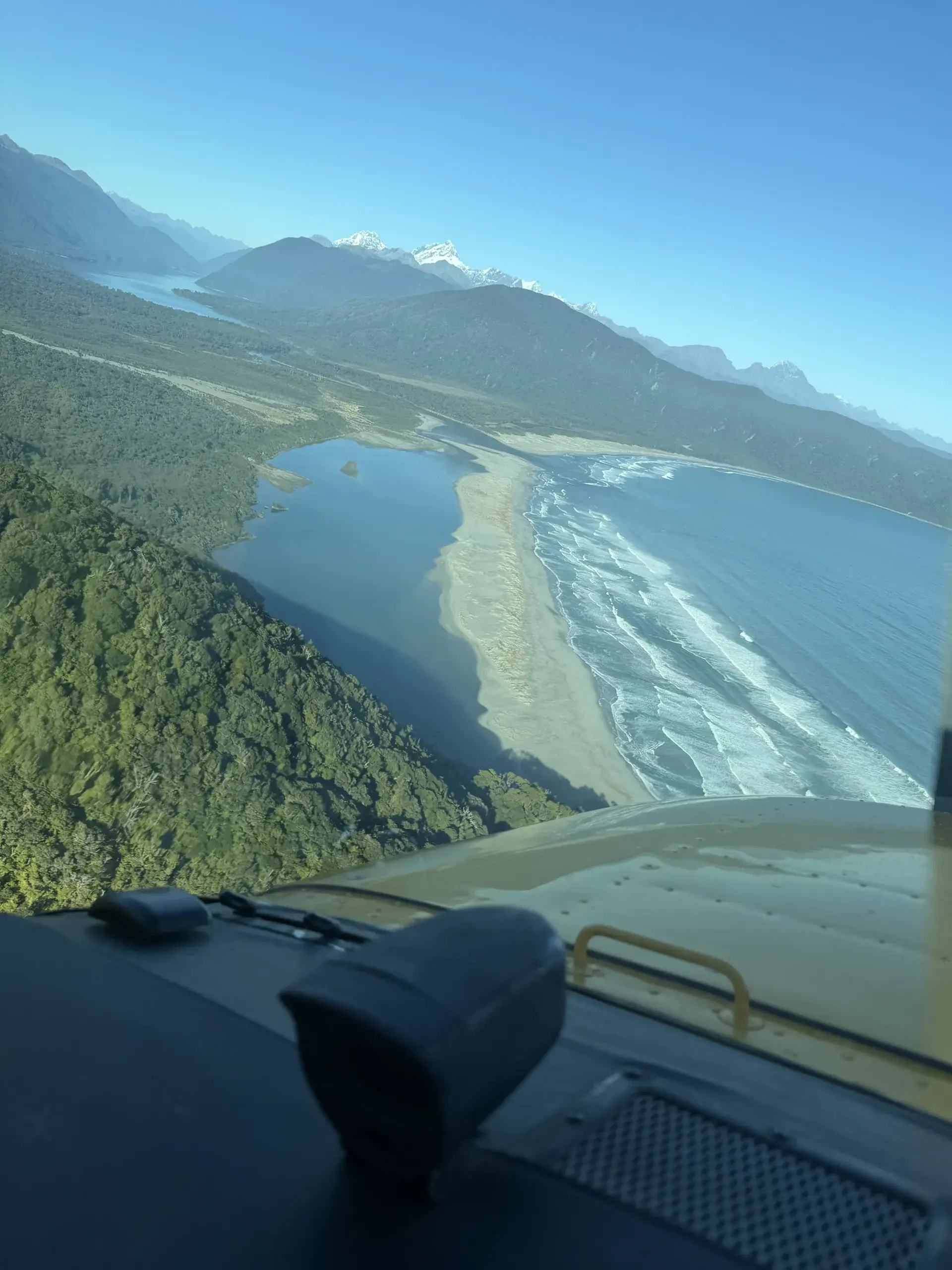 Beach landings at Big Bay