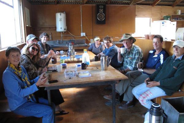 Guests and GHS Team at woolshed