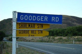 Geordie Hill Road Sign2. Francis and Kristina. Jan 08