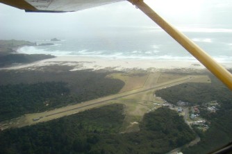 Great Barrier Island Airfield2. Francis and Kristina. Jan 08