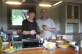 Jo and Matt Big Bay whitebait to celebrate the brand new kitchen 1366x1025