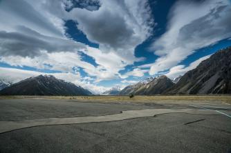 Mt Cook view from Airfield