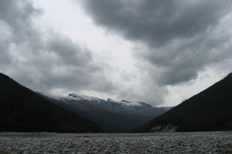 View from the Dart River Jet2. Alfred and Christiane. Feb 08