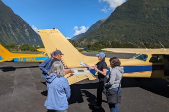 briefing at Milford
